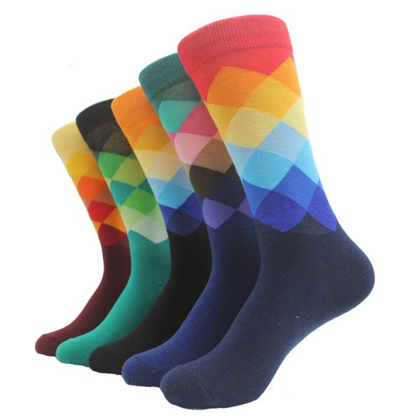3 Pairs Cotton Colourful Socks