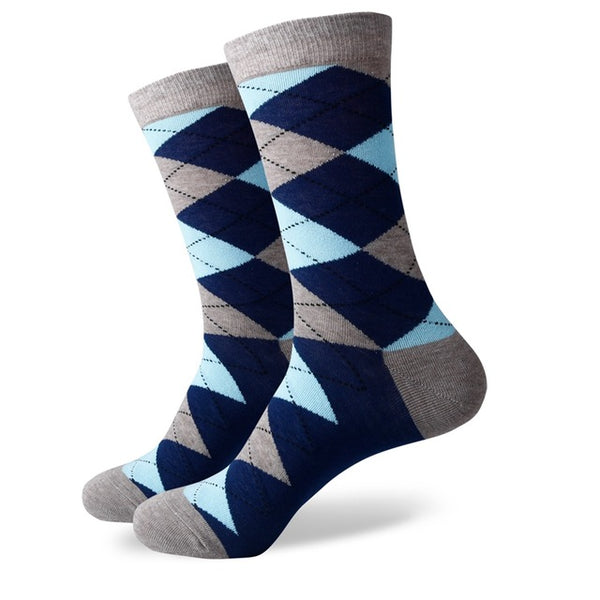 Colourful Chess Cotton Socks Unit