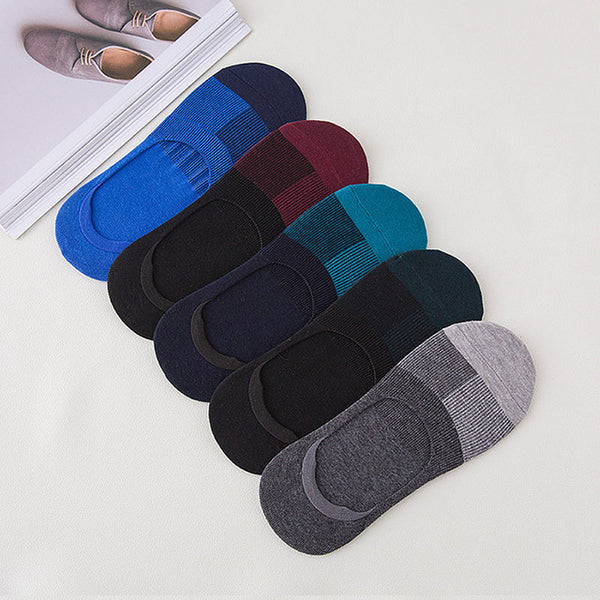 5 Pairs No Show Colourful Socks